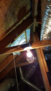 Homemade attic exhaust fan - Safety Hazard