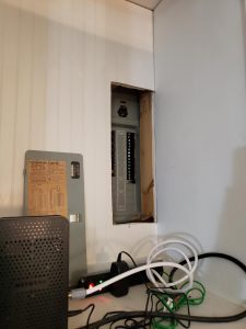 Federal pacific electrical panel known for over heating sealed in a wall. - Safety hazard