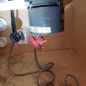 Fancy electrical disposal wire connection.